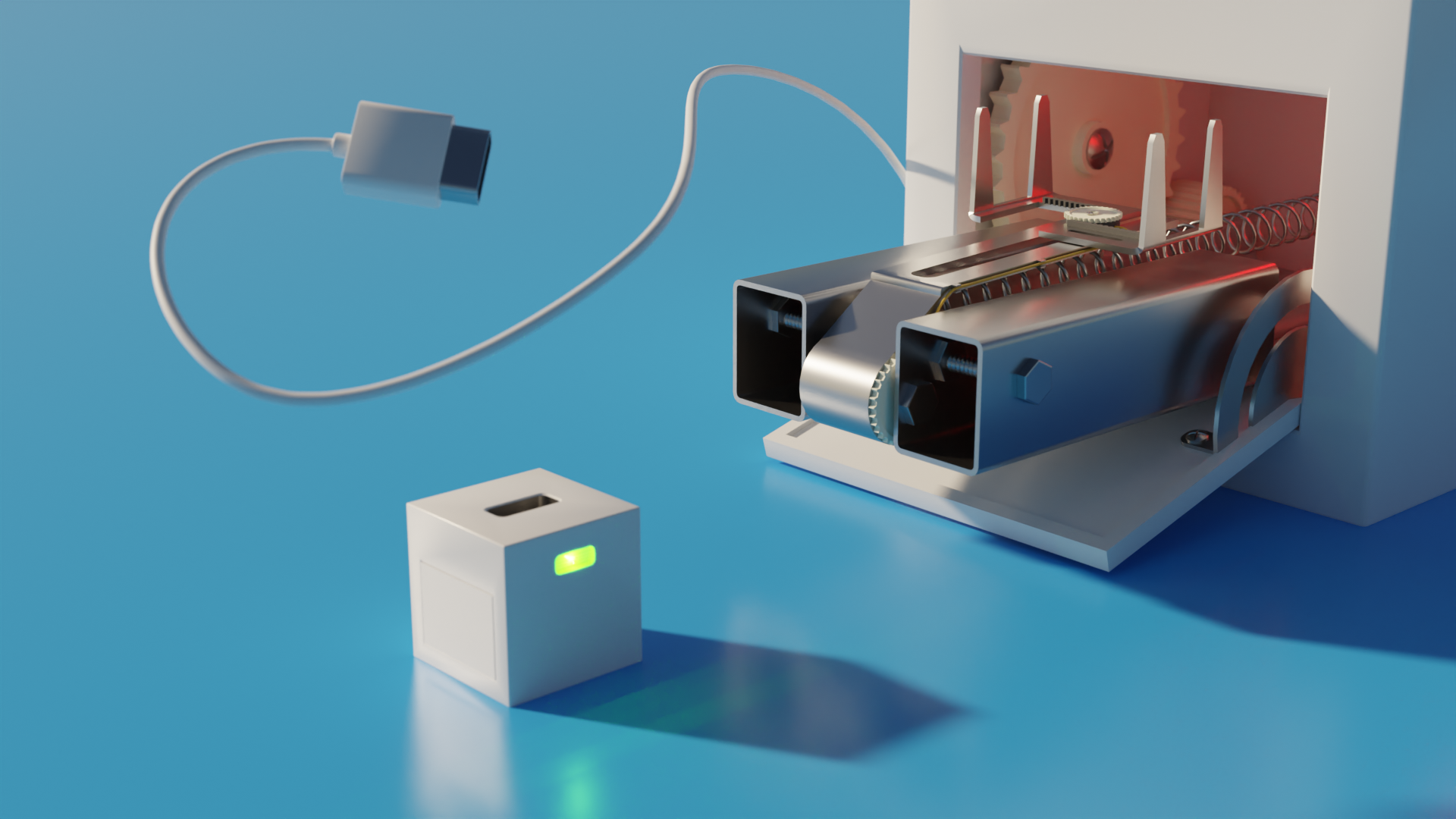 screenshot of the blender animation