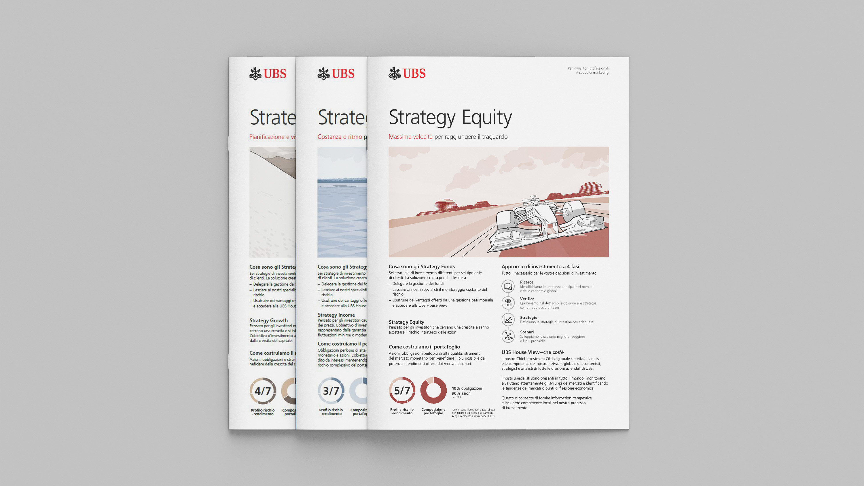 mockup of a brochure