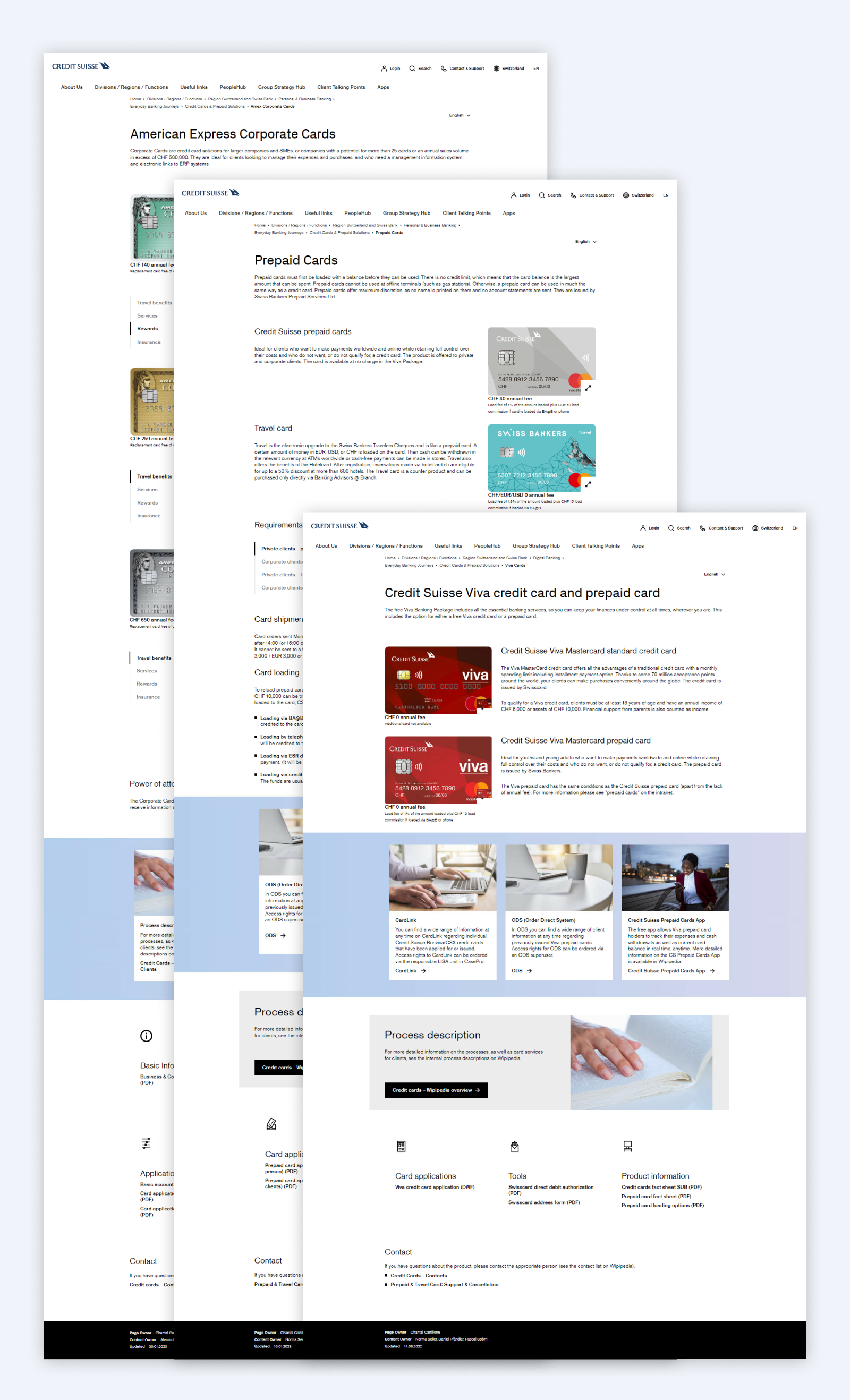 full screenshot of a redesigned website
