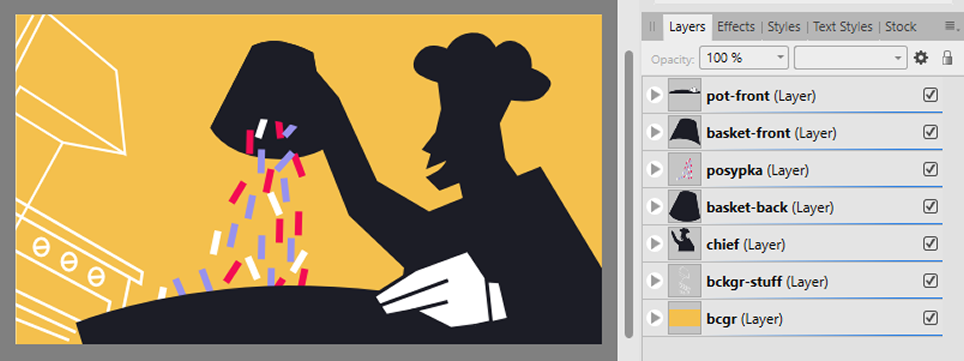 layers in illustrator